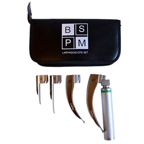 4 Blade Laryngoscope Set – Fibre Optic