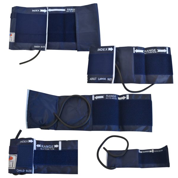 Blood Pressure Cuff - Single Tube Bladder, Various Sizes